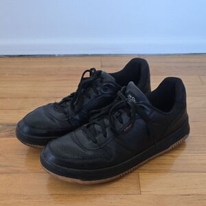 Levi's Men's Drive Black Faux-Leather Low Top Lace-up Sneakers Size 11